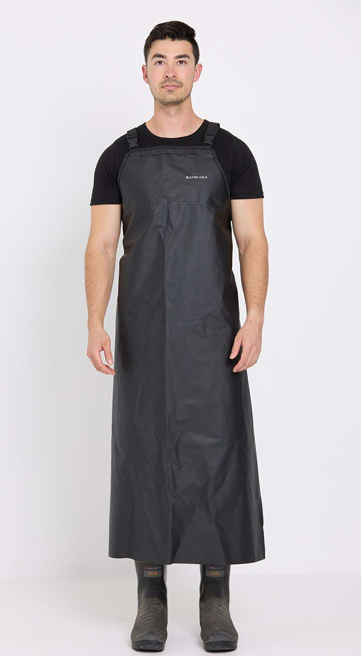 Black Waterproof Ultimate Milking Apron | Kaiwaka – Kaiwaka Clothing