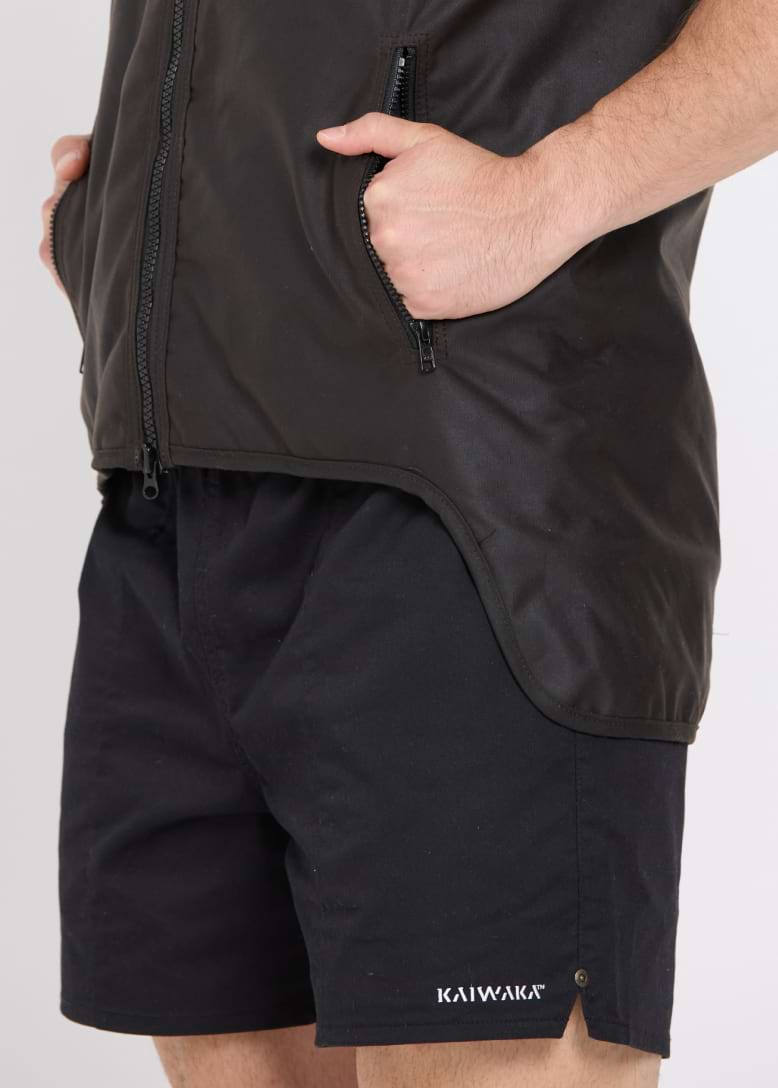 Oilskin Sleeveless Vest