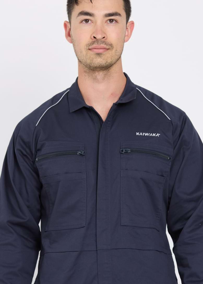 Men's Long Sleeve Overalls Durable Farm Workwear | Kaiwaka