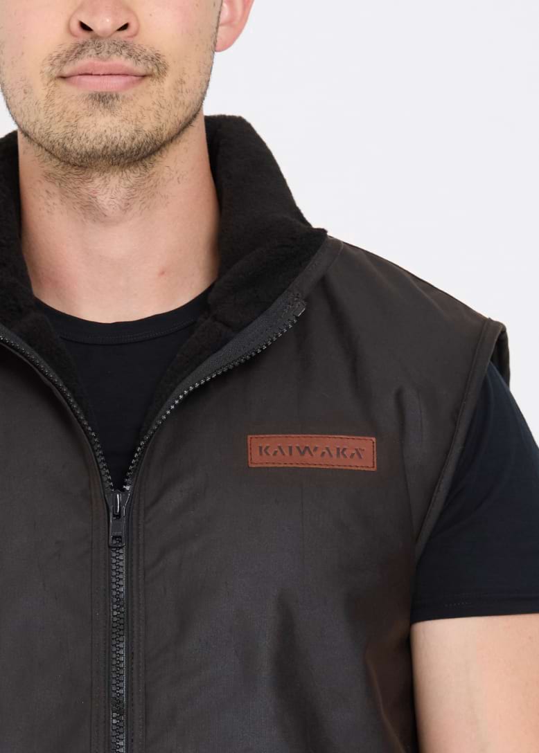 Oilskin Sleeveless Vest