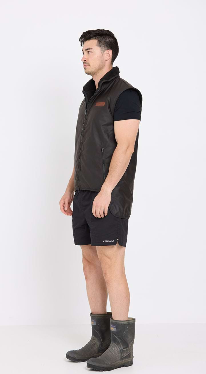 Oilskin Sleeveless Vest