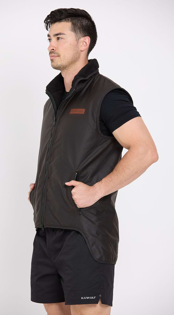 Oilskin Sleeveless Vest