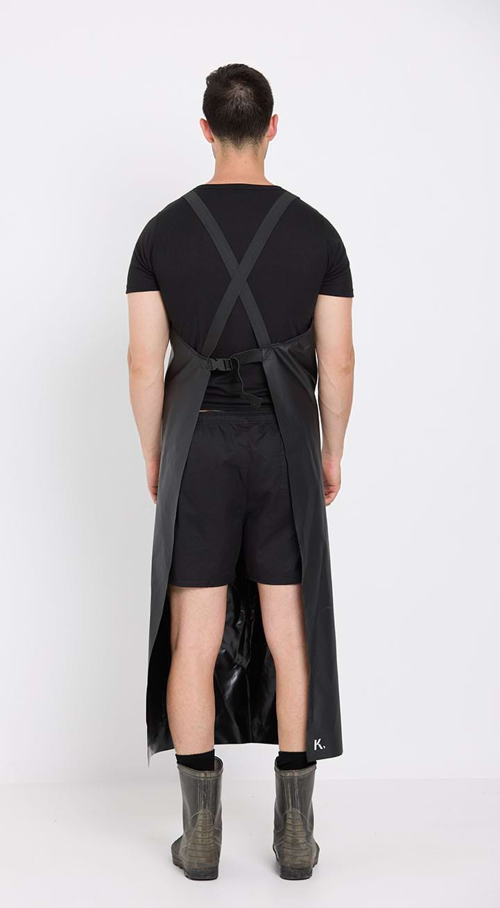 Black Waterproof Ultimate Milking Apron | Kaiwaka – Kaiwaka Clothing