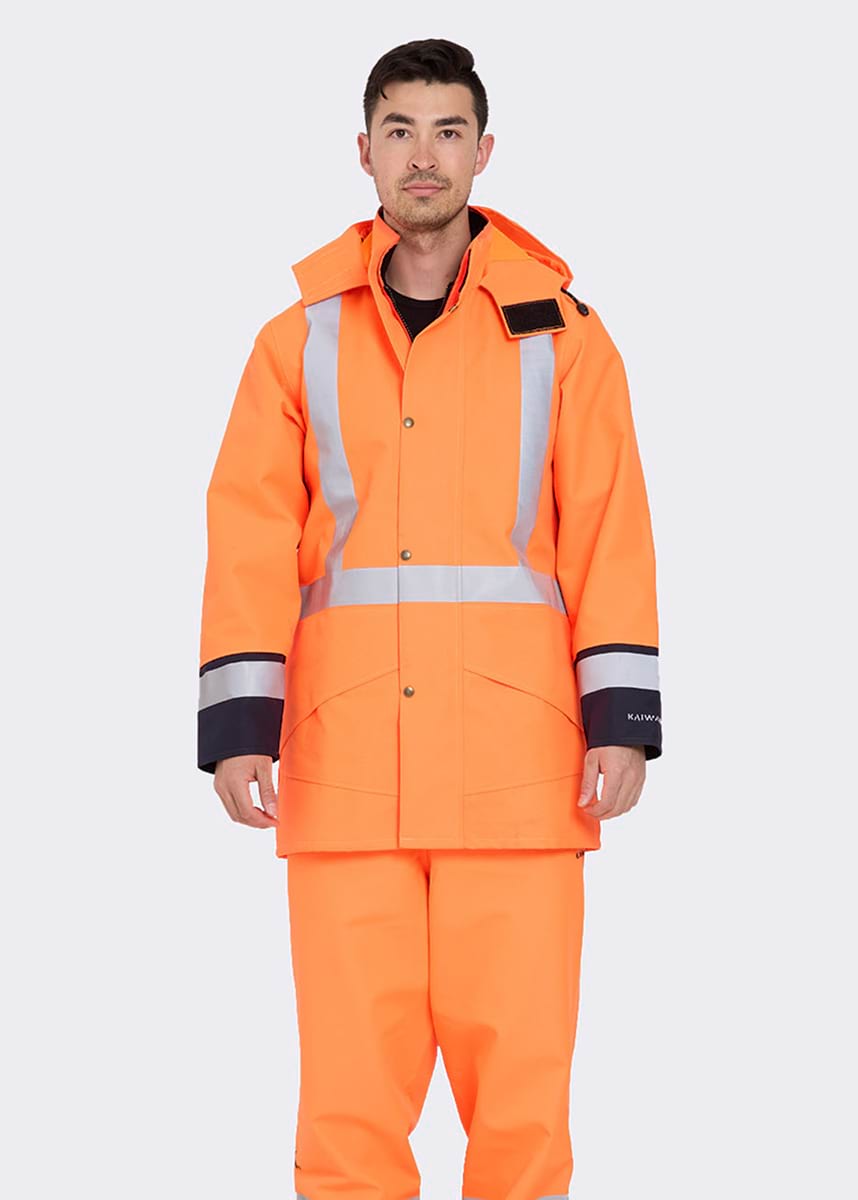 TTMC-W Compliant Waterproof Safety Parka Stormforce | Kaiwaka