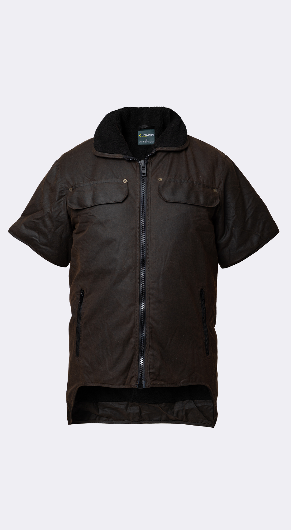 Oilskin Short Sleeve Vest