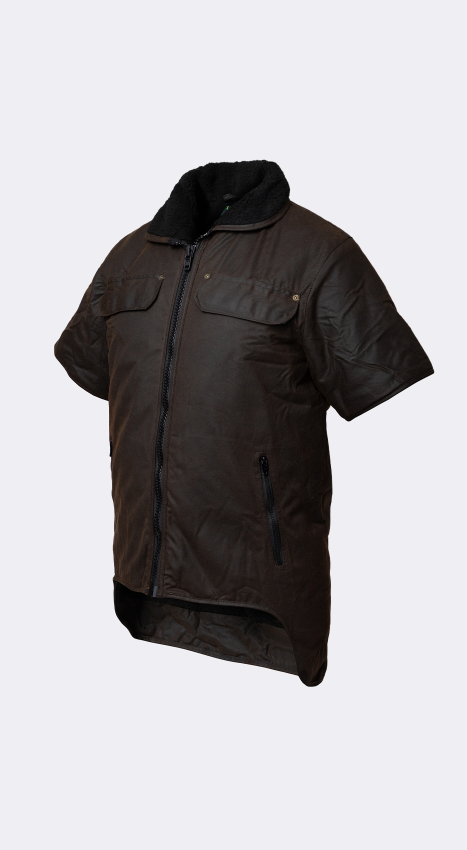 Oilskin Short Sleeve Vest