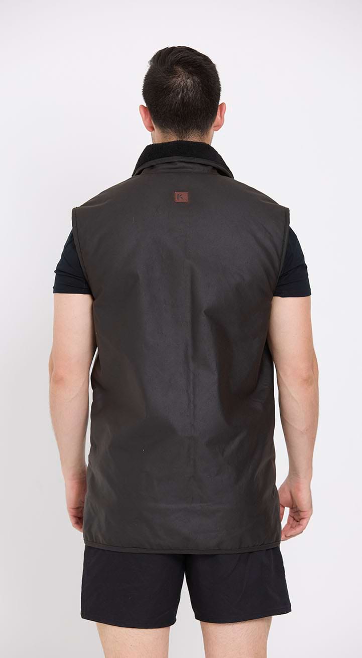 Oilskin Sleeveless Vest