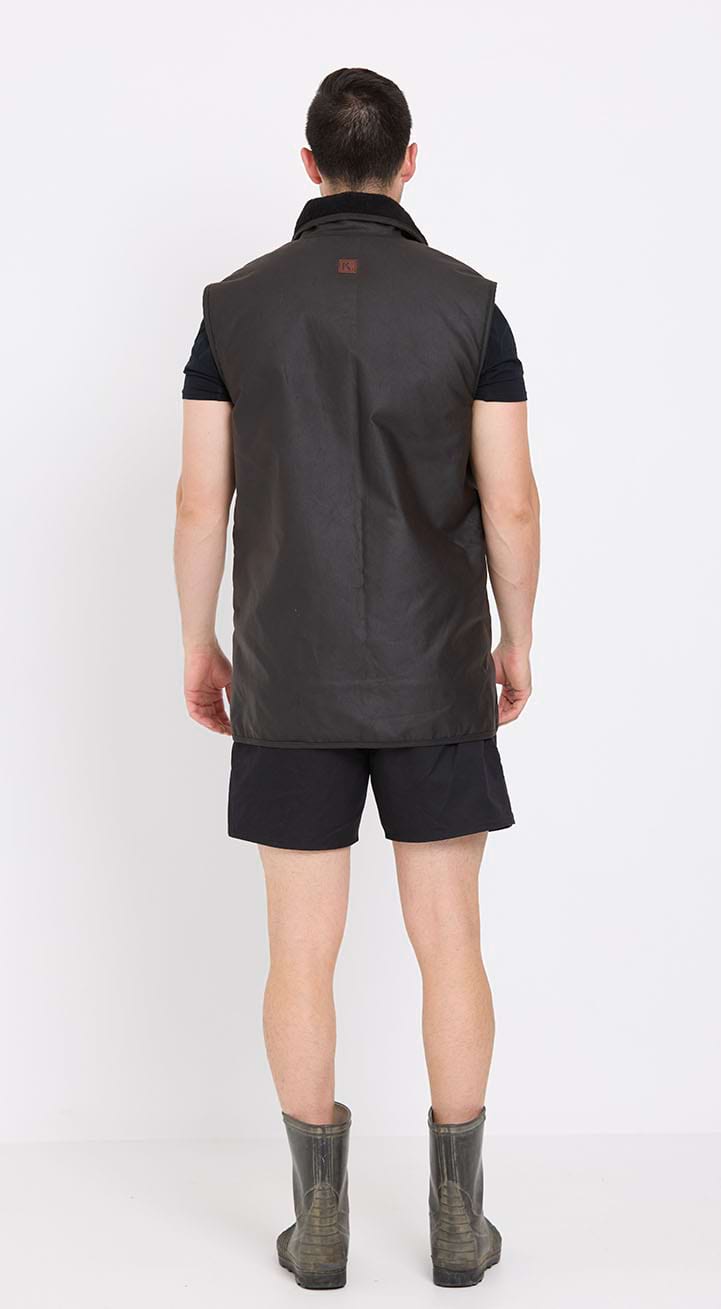 Oilskin Sleeveless Vest