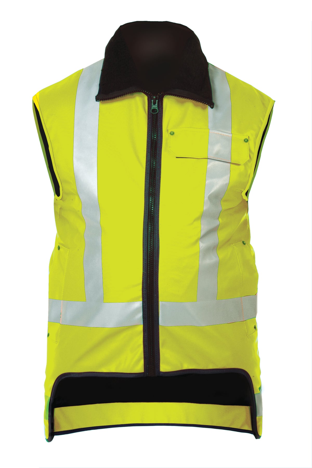 Tufflex High-Viz Sleeveless Vest | Kaiwaka Clothing